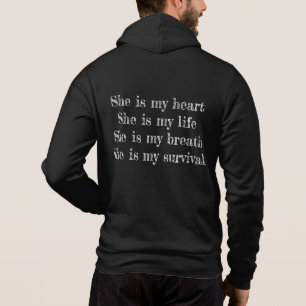 Lägg till text i kärlek mitt gf-moderna trendig ma t shirt