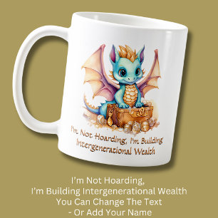 Lägg till text, inte Byggnad familjens rikedom Kaffemugg