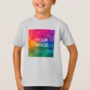 Lägg till text Ladda upp foto Ungdomar Pojkar Kort T Shirt