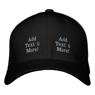 Lägg till text & mer! Anpassa din egen personliga Broderad Keps