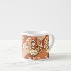 Lägg till text Mini Uggla Espresso Kopp Barista Ka Espressomugg