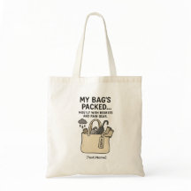 Lägg till text/namn Rolig Totebag – Ånger & Regnvä