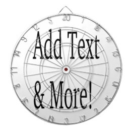 Lägg till text och mer! Anpassa din egen Personlig Darttavla