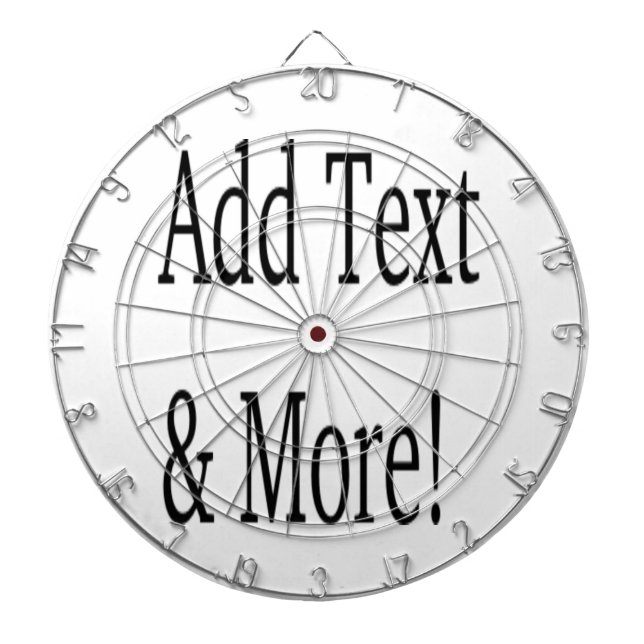 Lägg till text och mer! Anpassa din egen Personlig Darttavla (Framsidan)