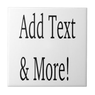 Lägg till text och mer! Anpassa din egen Personlig Kakelplatta