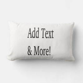 Lägg till text och mer! Anpassa din egen Personlig Lumbarkudde