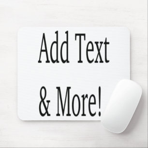 Lägg till text och mer! Anpassa din egen Personlig Musmatta