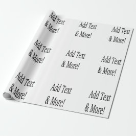 Lägg till text och mer! Anpassa din egen Personlig Presentpapper