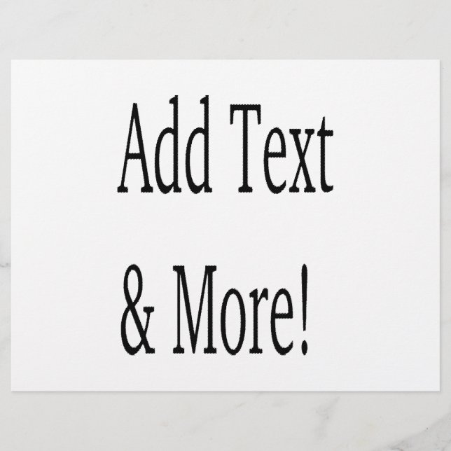 Lägg till text och mer! Anpassa din egen Personlig Reklamblad (Framsidan)