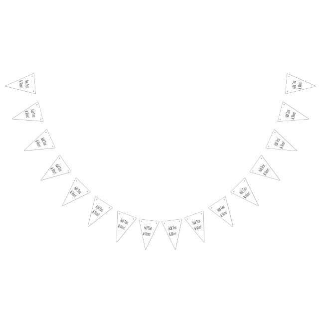 Lägg till text och mer! Anpassa din egen Personlig Vimplar (Alla)