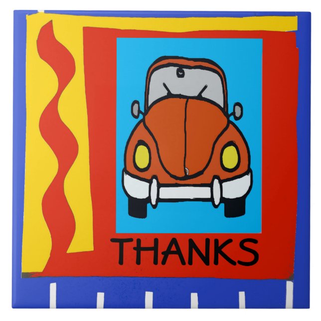 Lägg till text, tack, redigera text, lägg till nam kakelplatta (Framsidan)