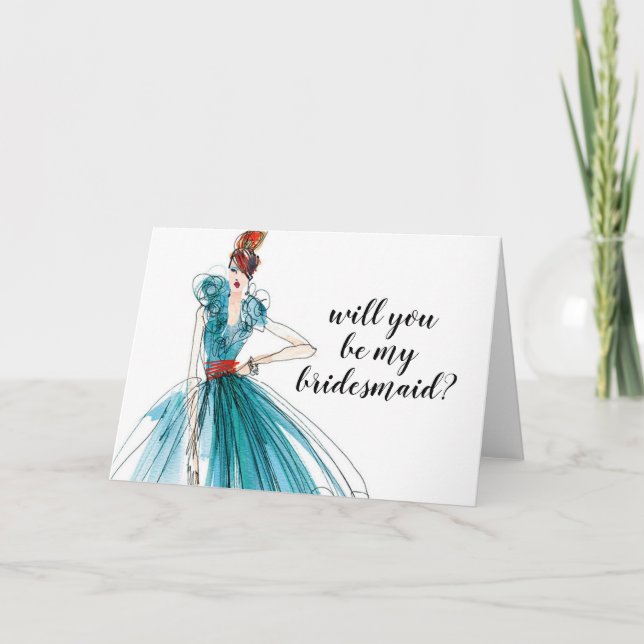 Lägg till text | Vild Apple | Haute Couture Mode Inbjudan (Framsida)