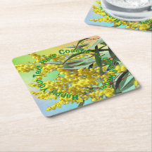 Lägg till text Wattle & Gum Löv Aussie