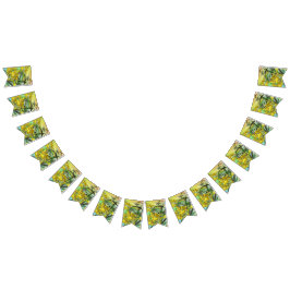 Lägg till text Wattle & Gum Löv Aussie Vimplar