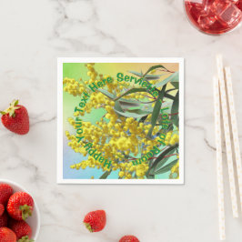 Lägg till text Wattle & Gum Lövs Aussie Cocktail Pappersservett