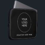Lägg till textmall för Logotyp i företag Skapa din Laptop Fodral<br><div class="desc">Skapa din egen Logotyp för bildfotoföretag i Bilden Lägg till Elegant Modern mall Neoprene 10-tums Laptop sleeve.</div>
