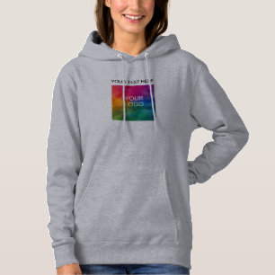 Lägg till textnamn Ladda upp logotyp Dam Dubbelsid T Shirt