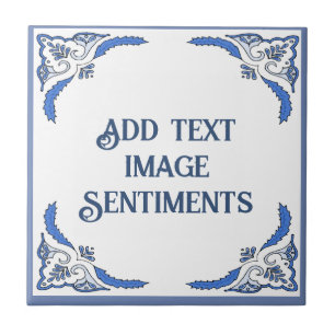 Lägg till textruta, holländsk stil, anpassa kakelplatta