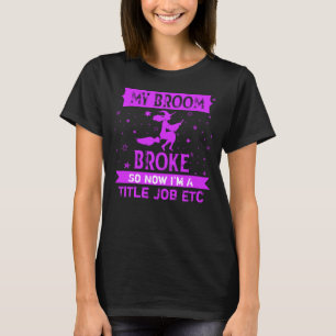 Lägg till titel för jobbtext Fattig så nu Hallo T Shirt