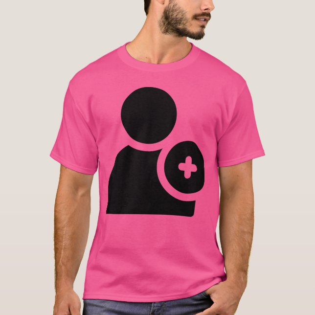 Lägg till väntjej t shirt (Framsida)