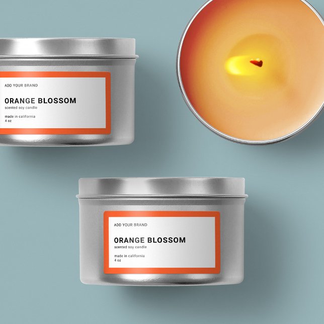 Lägg till varumärkets moderna, minsta redigerbara  adressetikett (Skapare uppladdad)