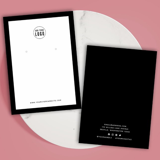 Lägg till Visning för Anpassningsbar Gräns Färg Lo Visitkort (Skapare uppladdad)