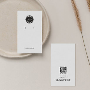 Lägg till Visning för Business Logotyp och QR-kods Lojalitetskort