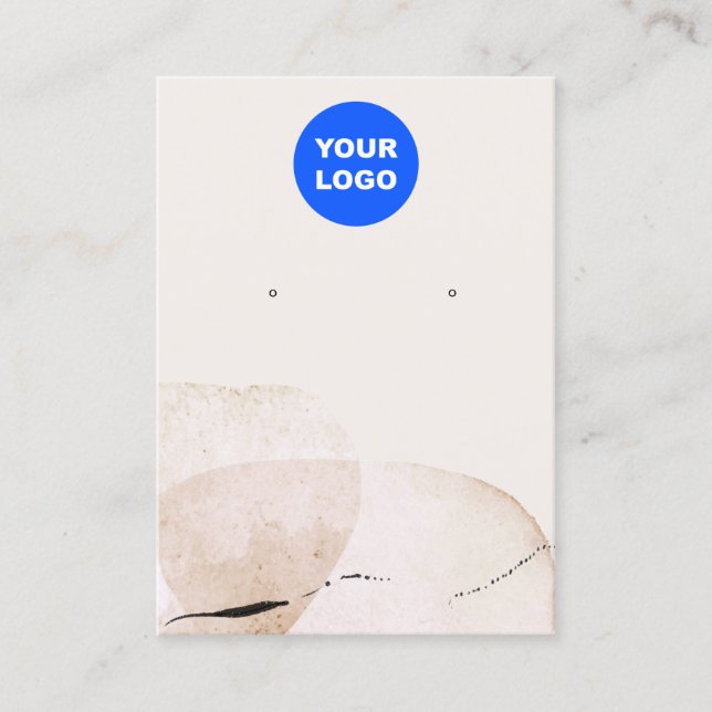 Lägg till Visning för konstnärlig vattenfärgsavläs Visitkort (Framsida)