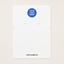 Lägg till Visning för Logotyp och berättarröst Visitkort