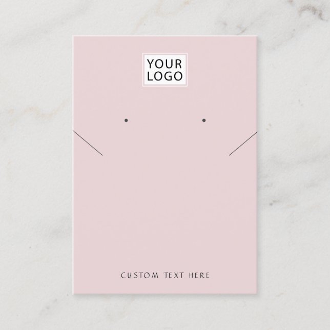 Lägg till visning för svarthalsband för logotyp    visitkort (Framsida)