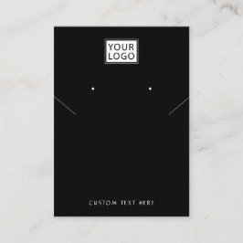 Lägg till visning för svarthalshalsband för logoty visitkort