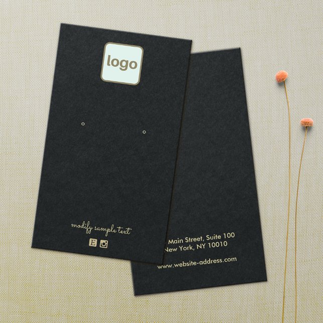 Lägg till Visning för vanlig svartvitt för Logotyp Visitkort (Skapare uppladdad)