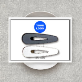 Lägg till Visning för vit Logotyp Visitkort
