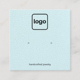 Lägg till Visningen för att öka Logotypen för akva Fyrkantigt Visitkort