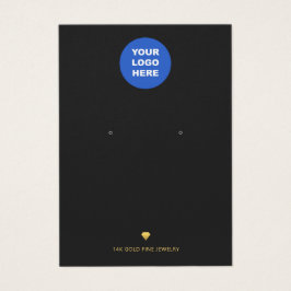 Lägg till Visningen Guld Diamond för svart avläsni Visitkort