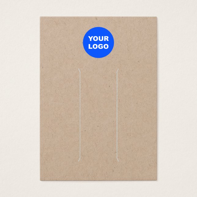 Lägg till Visningen Logotyp Kraft Hair Clip Visitkort (Framsidan)