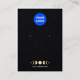 Lägg till Visningen Svart avläsning av Logotyp Gul Visitkort
