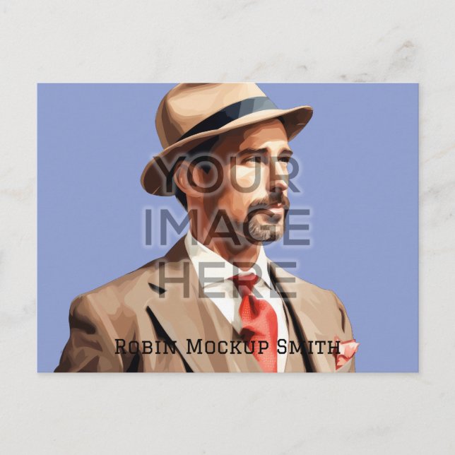 Lägg till vykort för Anpassningsbar av bildfotoPer (Framsida)