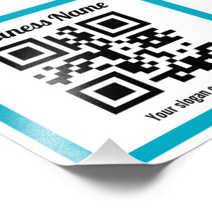 Lägg till webbplatsens URL och Skapa en QR-kod ome Fototryck
