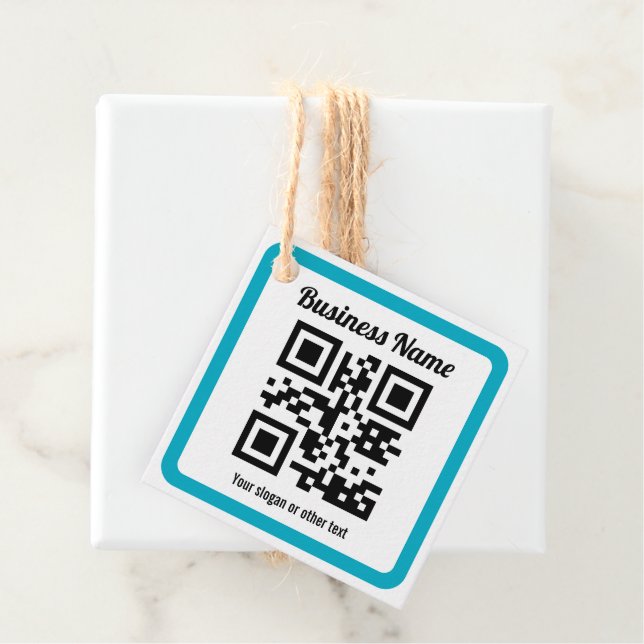 Lägg till webbplatsens URL och Skapa en QR-kod ome Gåvor Etiketter (På plats)