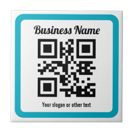 Lägg till webbplatsens URL och Skapa en QR-kod ome Kakelplatta