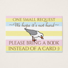 Lägg tillABook-Boll med Baby-fack Visitkort