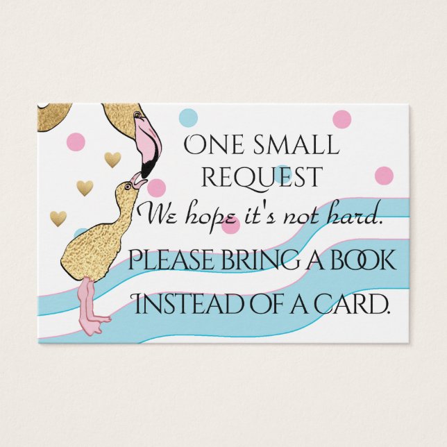 Lägg tillABook "Flamingo Mamma"-kort/anpassa Visitkort (Framsida)