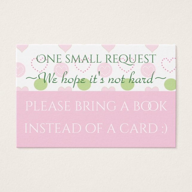 Lägg tillABook "Sugar & Spice"-kort/anpassa Visitkort (Framsida)