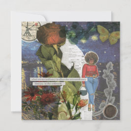 Lägg ut ditt platta hälsningskort för dagen