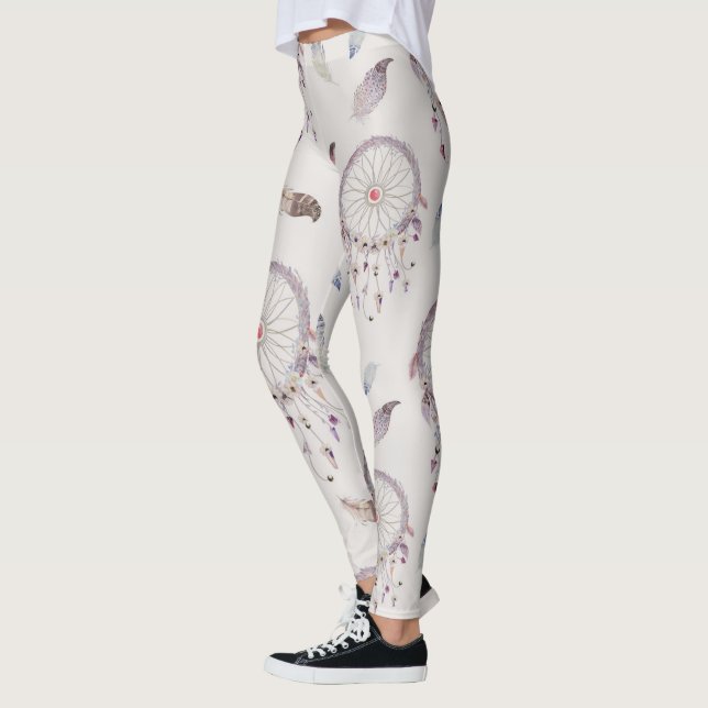 Lägga benen på ryggen för för indiandrömstoppare & leggings (Vänster)