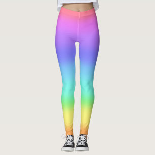 lägga benen på ryggen för hipster för regnbåg leggings