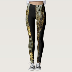 Lägga benen på ryggen för öl leggings