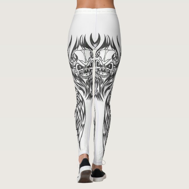 lägga benen på ryggen för tatuering leggings (Baksida)