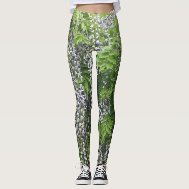 Lägga benen på ryggen för Wisteria Leggings (Framsida)